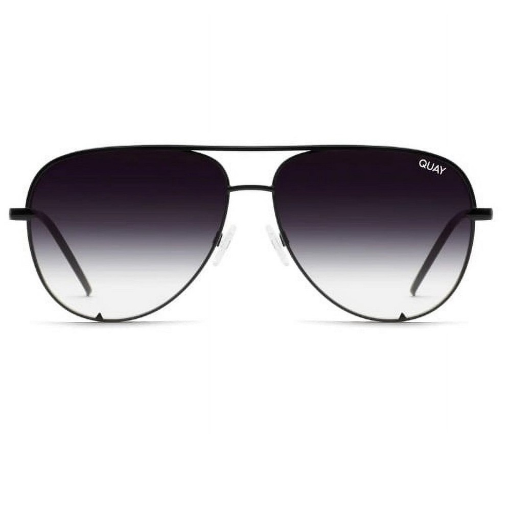Quay Australia HIGH KEY Sunglasses Aviator Sunnies - black fade